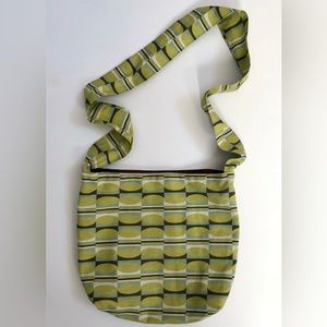 NEW - Handmade Hobo Crossbody Cotton Travel Sling Long Strap Magnet Closure